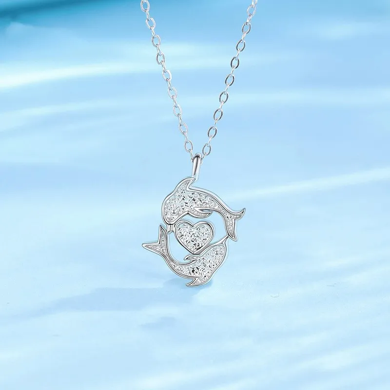 KLFOOK 999 Fine Silver Necklaces Women's-2