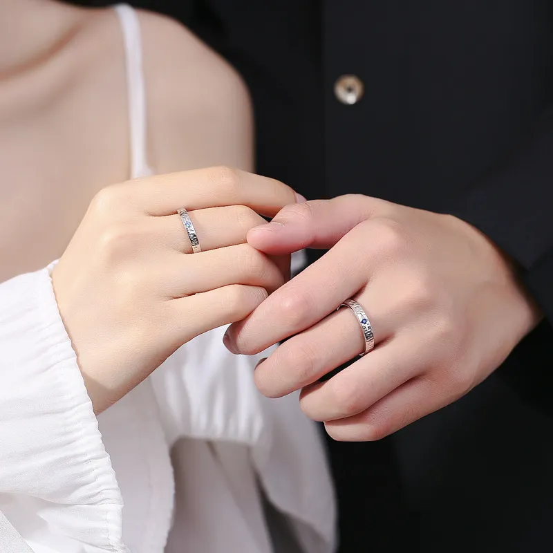 KLFOOK 999 Fine Silver Rings Unisex-1