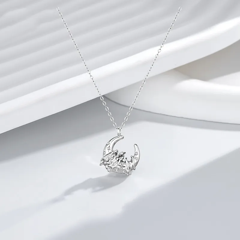KLFOOK 999 Fine Silver Necklaces Women's-2