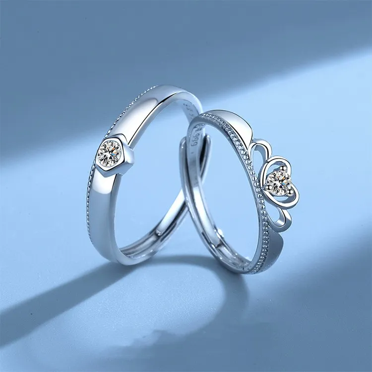 KLFOOK 999 Fine Silver Rings Unisex-3