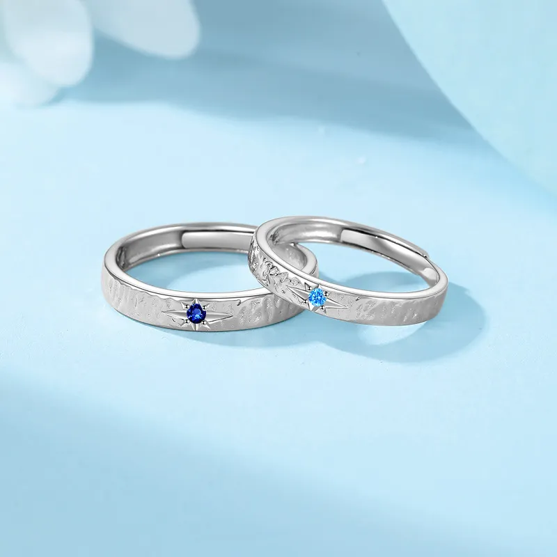 KLFOOK 999 Fine Silver Rings Unisex-4