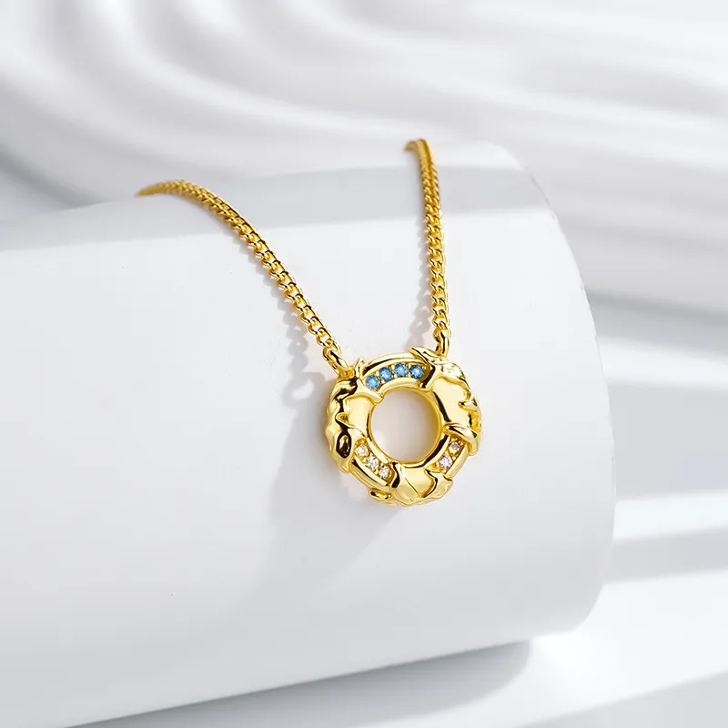 KLFOOK 999 Fine Silver Necklaces Women's-4