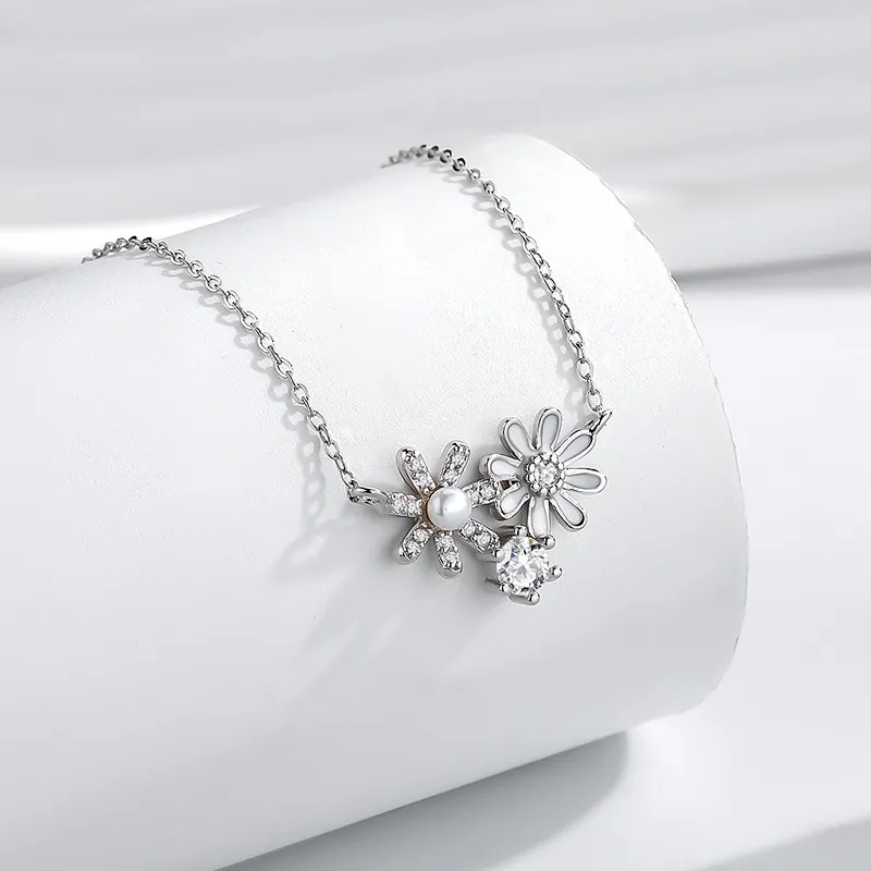 KLFOOK 999 Fine Silver Necklaces Women's-4