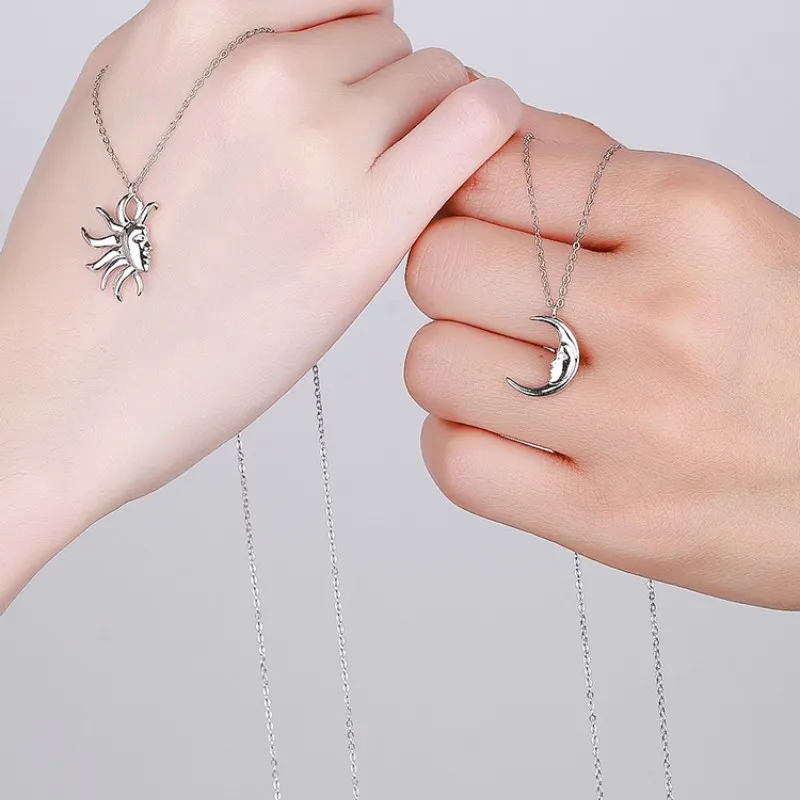 KLFOOK 999 Fine Silver Necklaces Unisex-2