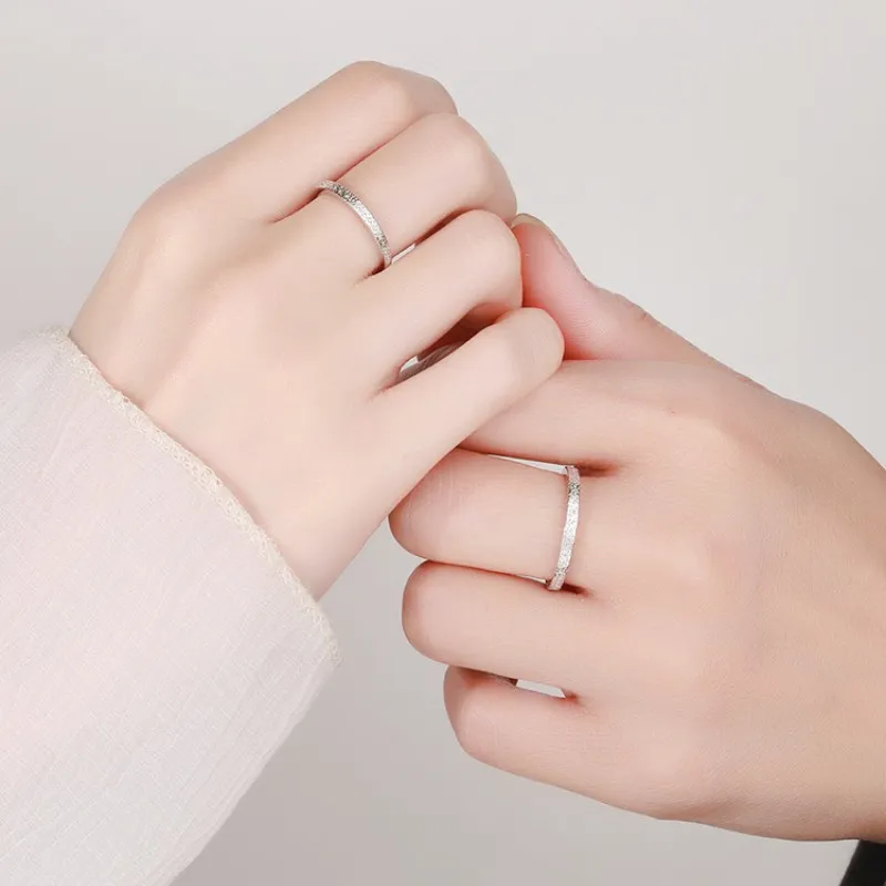 KLFOOK 999 Fine Silver Rings Unisex-2