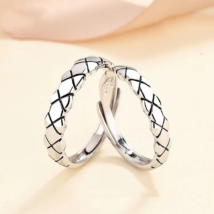 KLFOOK 999 Fine Silver Rings Unisex-3