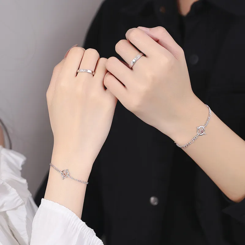 KLFOOK S925 Silver Rings Unisex-1
