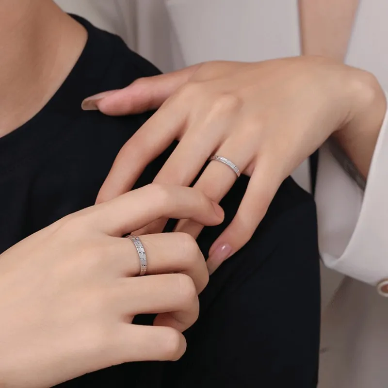 KLFOOK 999 Fine Silver Rings Unisex-3