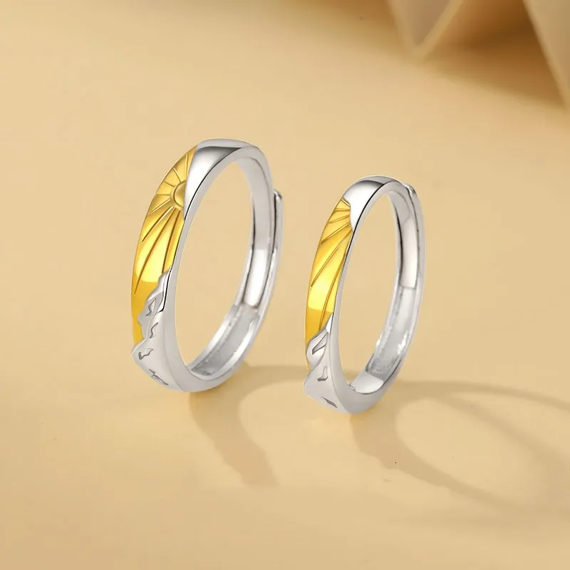 KLFOOK 999 Fine Silver Rings Unisex-3
