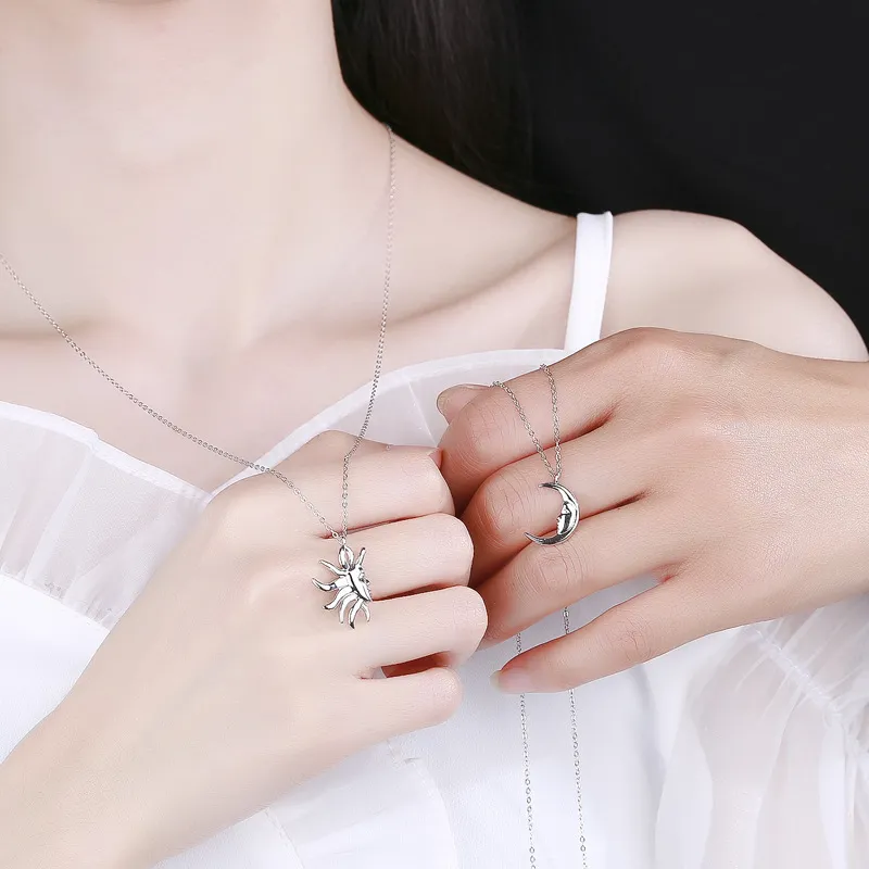 KLFOOK 999 Fine Silver Necklaces Unisex-1