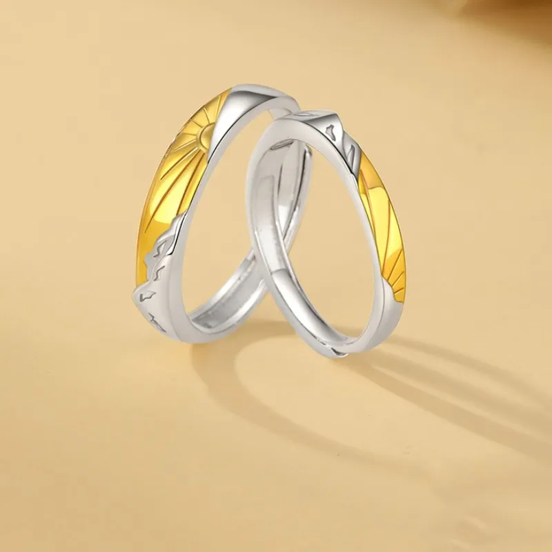 KLFOOK 999 Fine Silver Rings Unisex-4