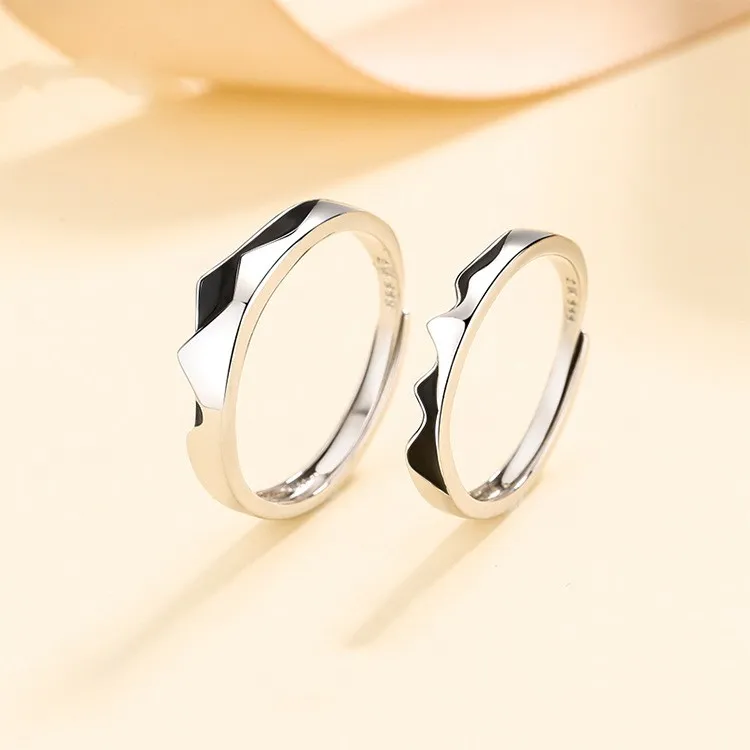 KLFOOK 999 Fine Silver Rings Unisex-2