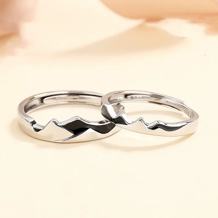 KLFOOK 999 Fine Silver Rings Unisex-4