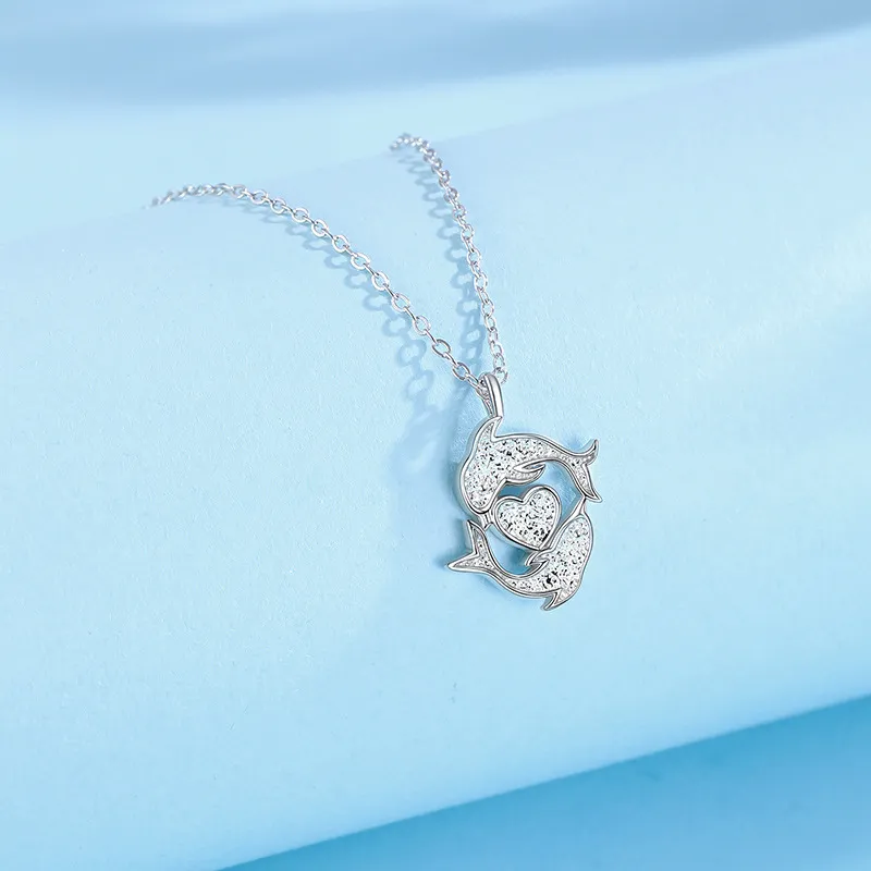 KLFOOK 999 Fine Silver Necklaces Women's-4