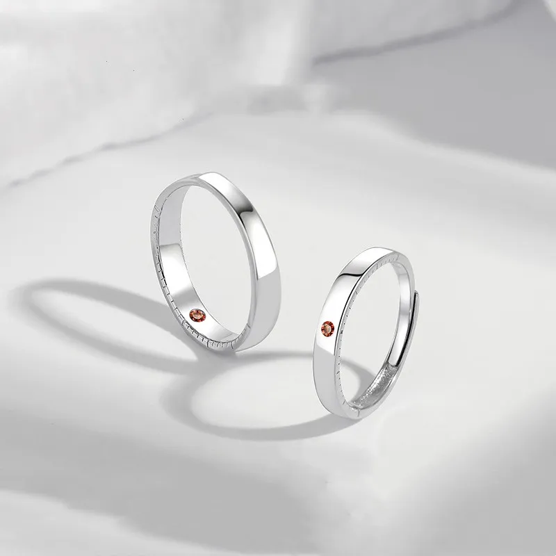 KLFOOK S925 Silver Rings Unisex-2