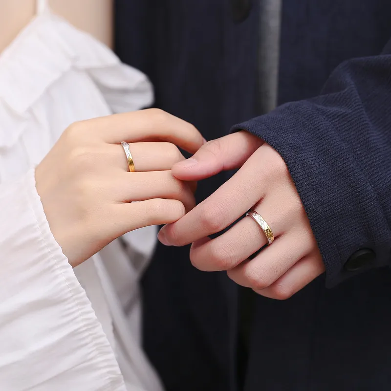 KLFOOK 999 Fine Silver Rings Unisex-2