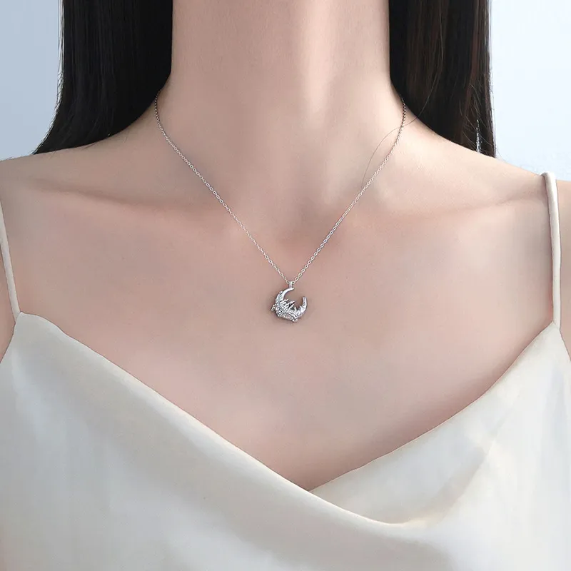 KLFOOK 999 Fine Silver Necklaces Women's-1