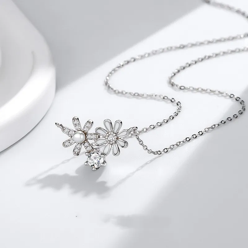 KLFOOK 999 Fine Silver Necklaces Women's-3