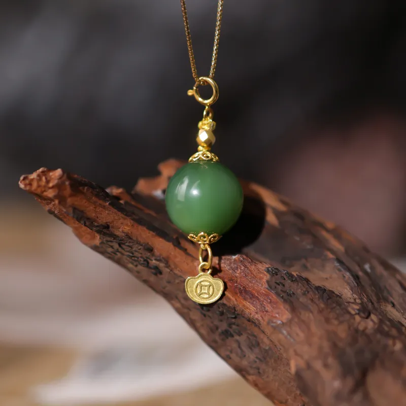 Yisheng Jewelry Hetian Jade Pendants Jasper Unisex-1