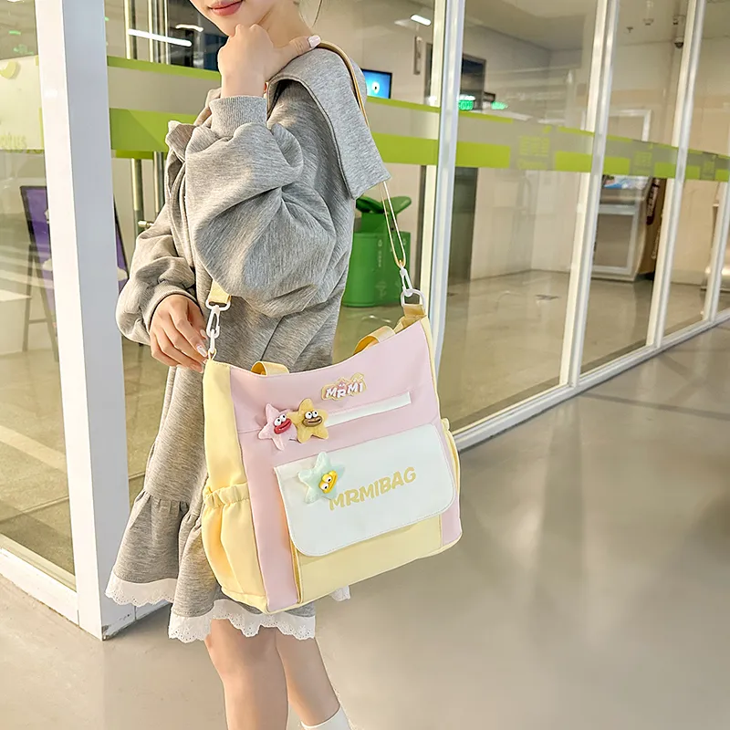 Yalu Nylon Tote Crossbody Bag, Shoulder Bag Women's Multicolor-8