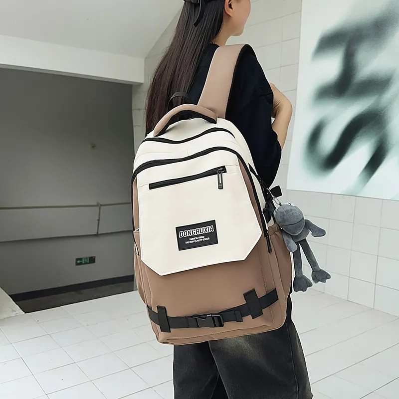 Yalu Nylon Backpack Regular Unisex Multicolor-22