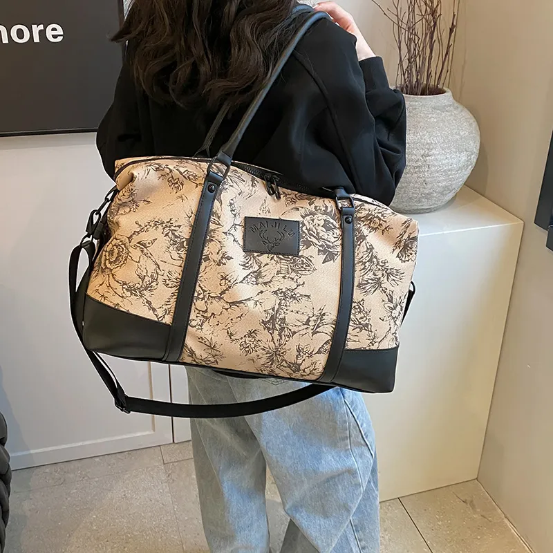 Yalu PU One Shoulder Handbag, Travel Bag Unisex Multicolor-25