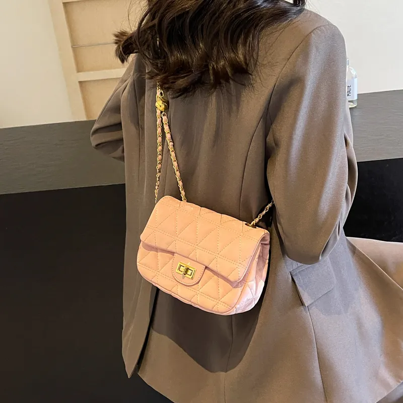 Yalu PU Crossbody Bag, Shoulder Bag Women's Ecru/Black/Blue/Pink-4