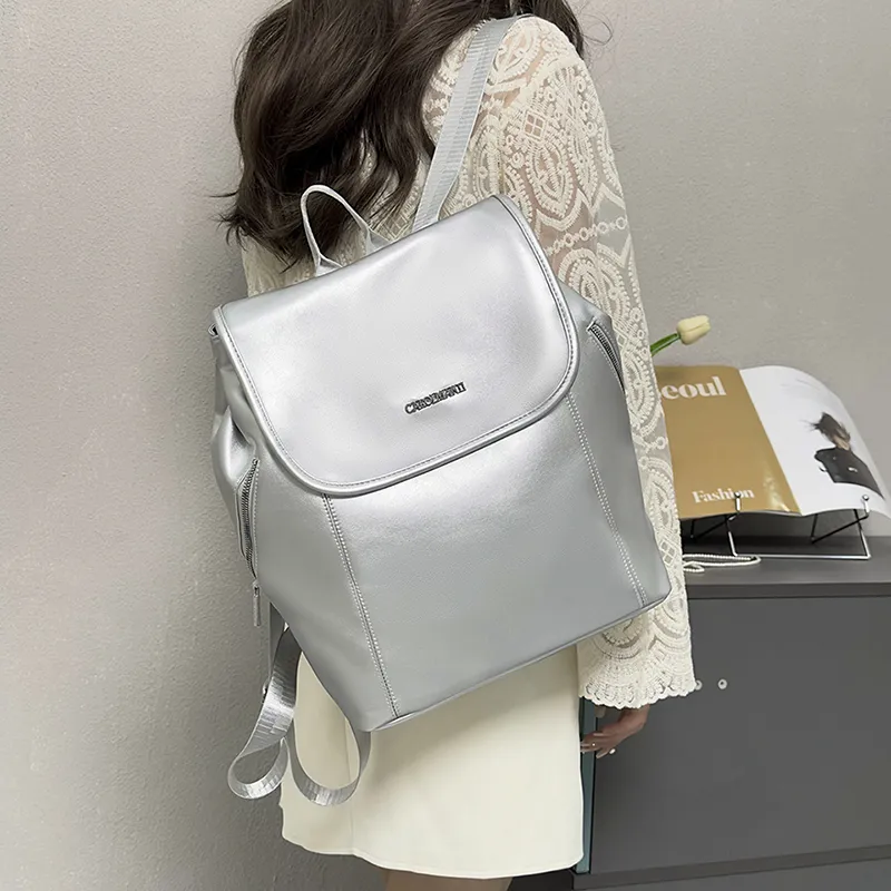 Yalu PU Backpack Unisex Multicolor-9