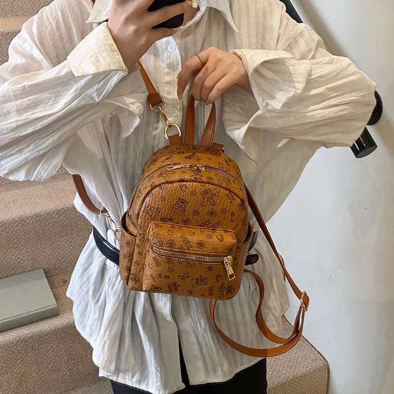 Yalu PU Backpack Women's Multicolor-11