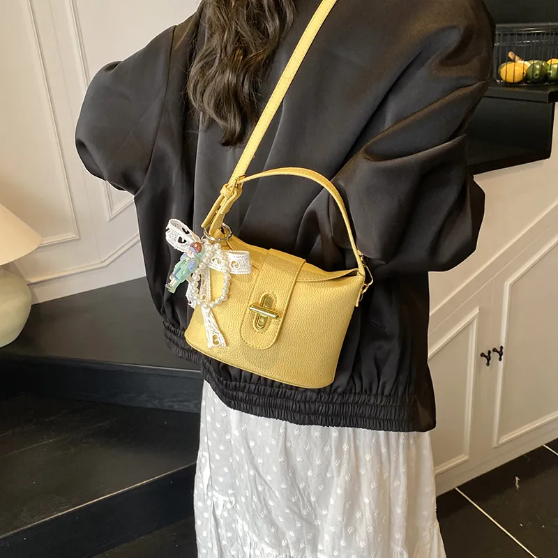 Yalu PU Crossbody One Shoulder Handbag Regular Women's Multicolor-24