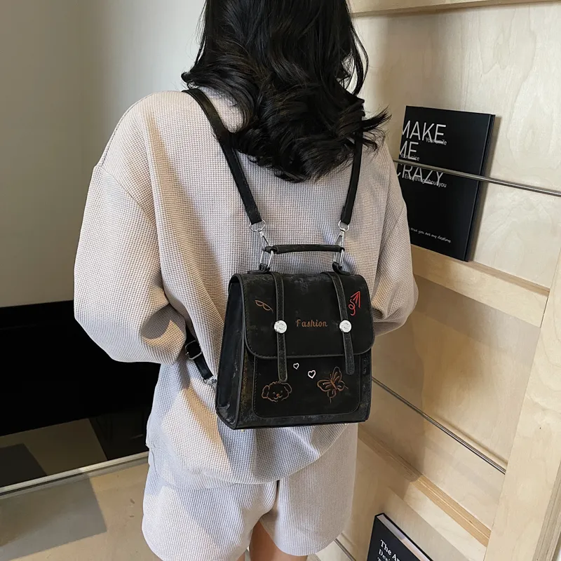 Yalu PU Backpack Women's Multicolor-15