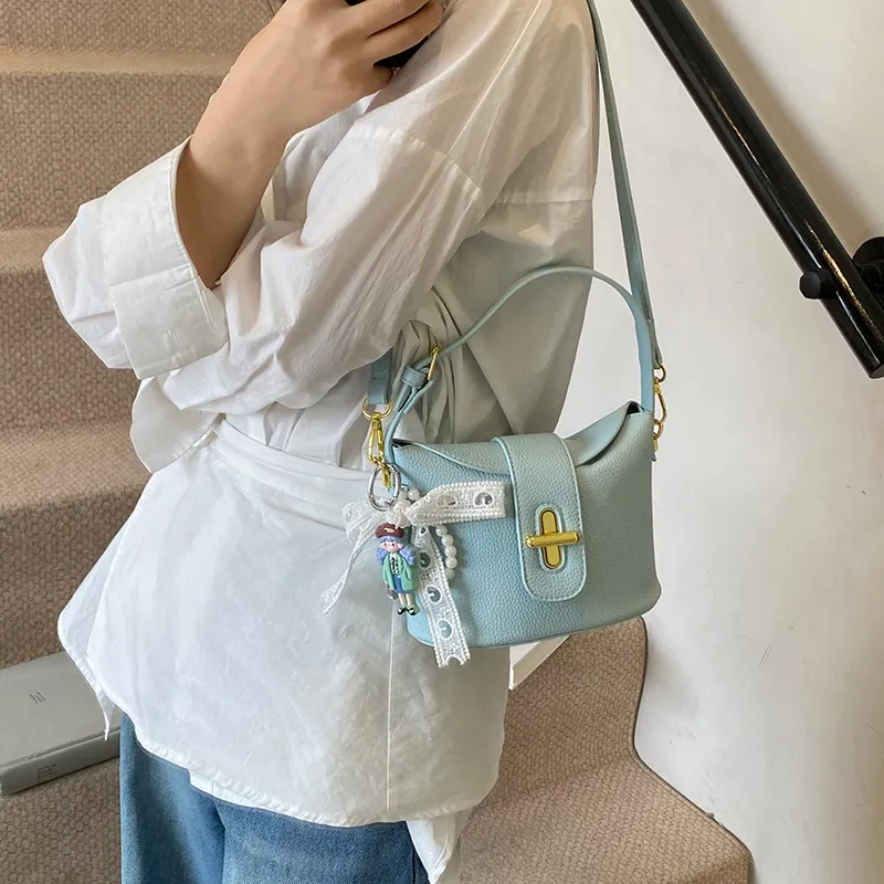 Yalu PU Crossbody One Shoulder Handbag Regular Women's Multicolor-27