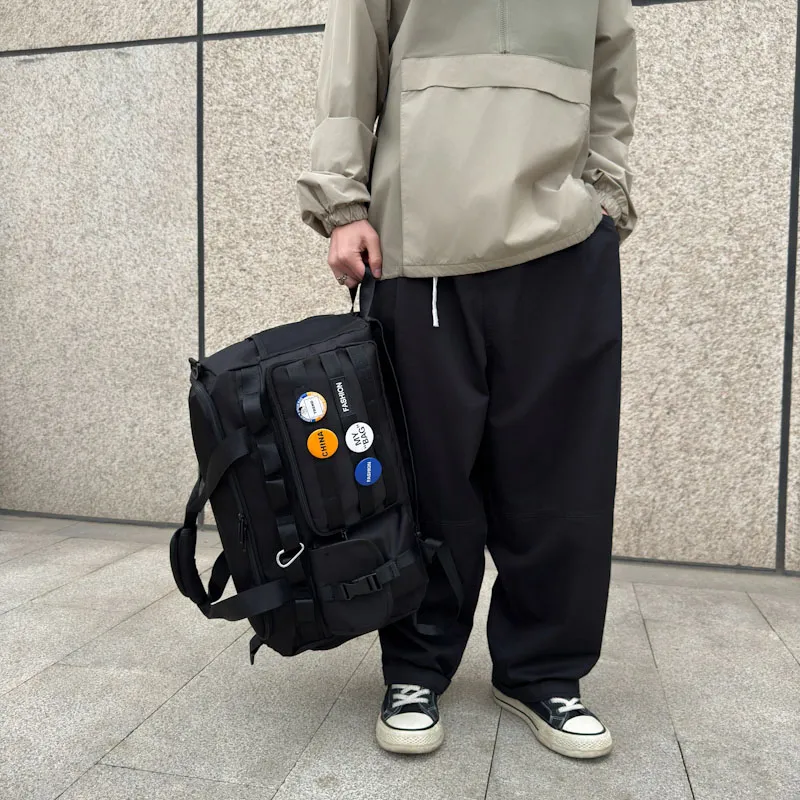 Yalu Nylon Travel Bag Unisex Multicolor-17