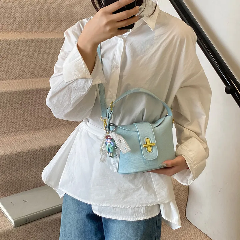 Yalu PU Crossbody One Shoulder Handbag Regular Women's Multicolor-30