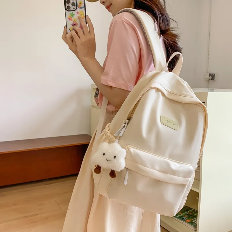 Yalu Nylon Backpack Unisex Multicolor-7