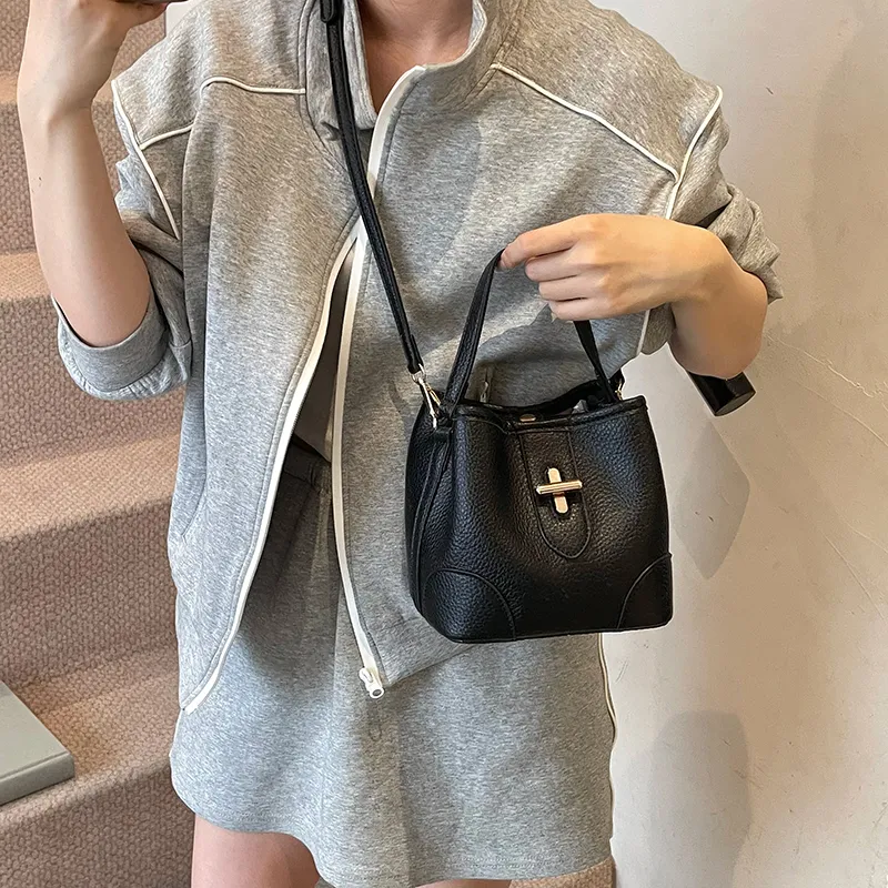 Yalu PU Bucket Bag, Shoulder Bag, Crossbody Bag, Handbag Women's Multicolor-7
