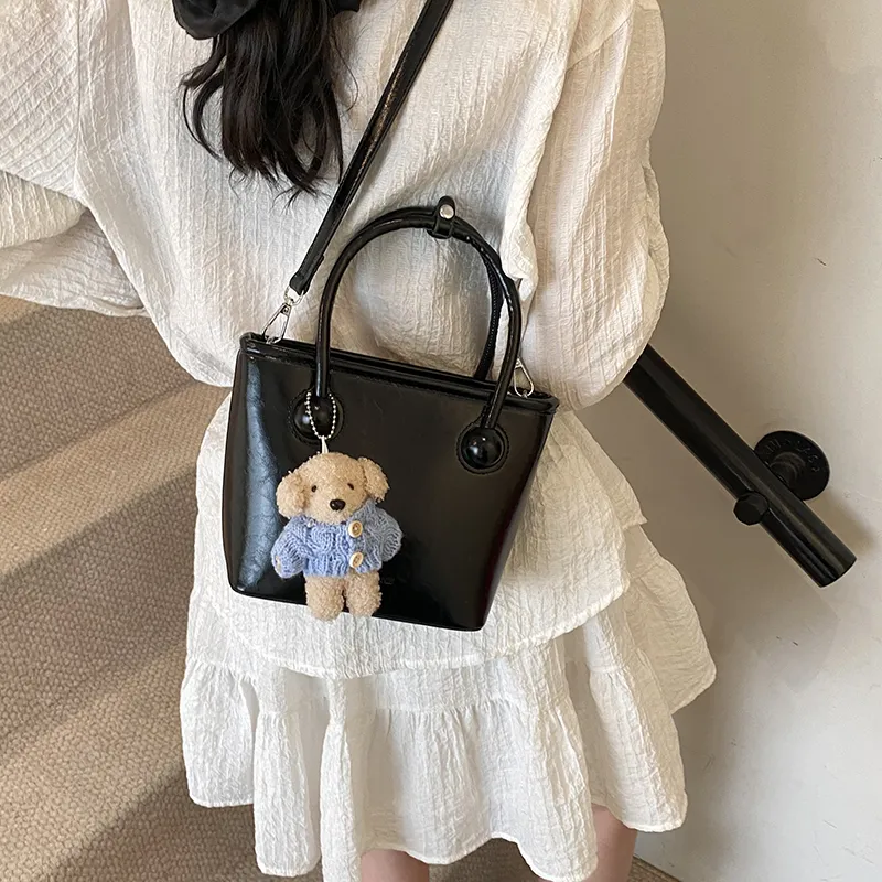 Yalu PU Shoulder Bag, Crossbody Bag, Handbag Regular Women's White/Black/Blue/Pink-16