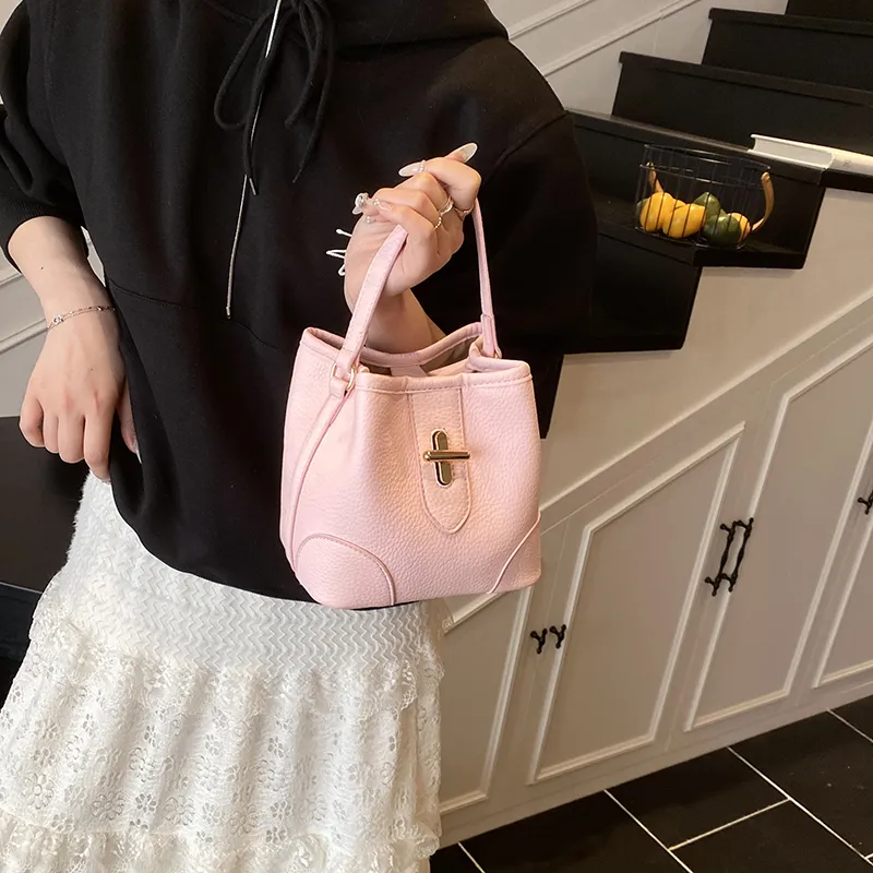 Yalu PU Bucket Bag, Shoulder Bag, Crossbody Bag, Handbag Women's Multicolor-18