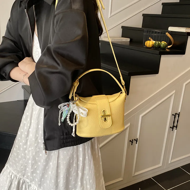 Yalu PU Crossbody One Shoulder Handbag Regular Women's Multicolor-21