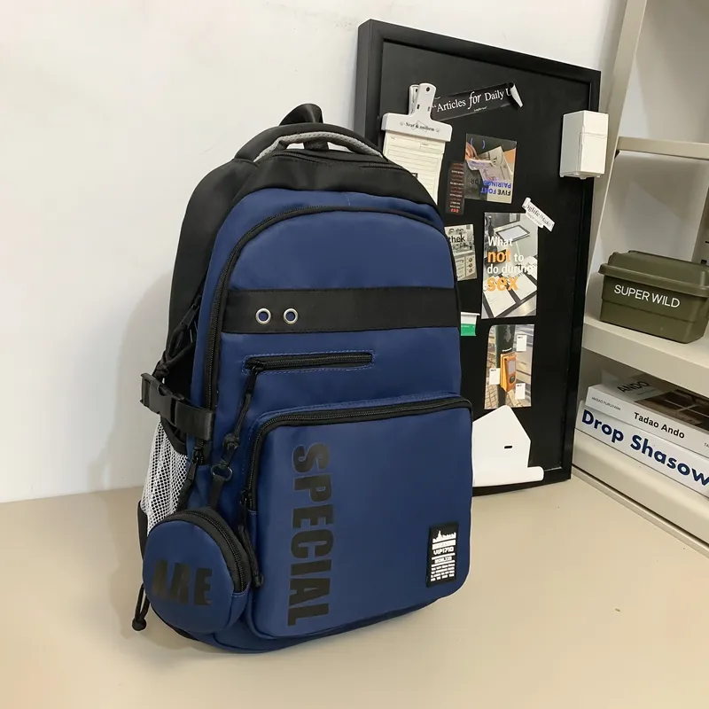 Yalu Nylon Backpack Regular Unisex Multicolor-7