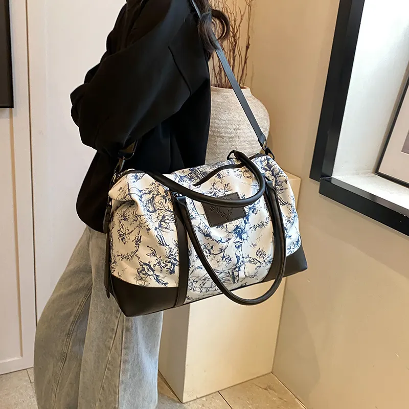 Yalu PU One Shoulder Handbag, Travel Bag Unisex Multicolor-20