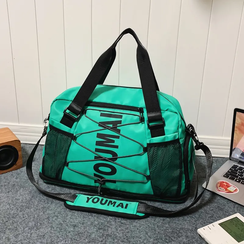 Yalu Nylon Shoulder Bag, Travel Bag Unisex Multicolor-38