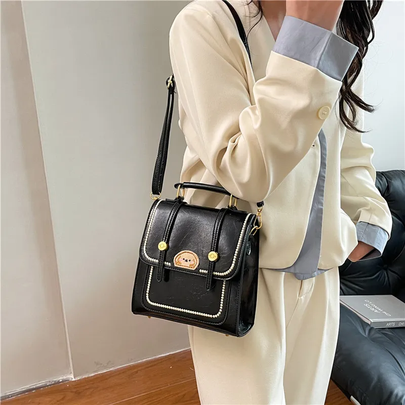 Yalu PU One Shoulder Crossbody Backpack Women's Multicolor-4