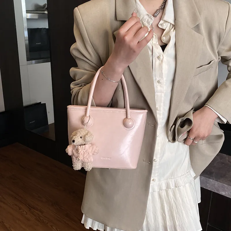 Yalu PU Shoulder Bag, Crossbody Bag, Handbag Regular Women's White/Black/Blue/Pink-2