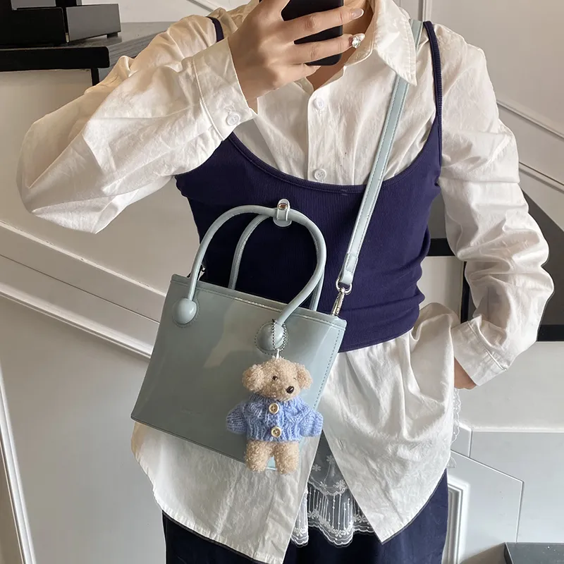 Yalu PU Shoulder Bag, Crossbody Bag, Handbag Regular Women's White/Black/Blue/Pink-9