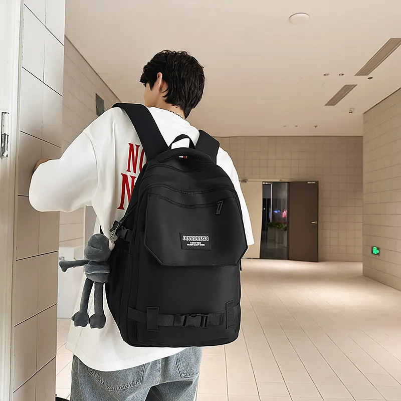 Yalu Nylon Backpack Regular Unisex Multicolor-5