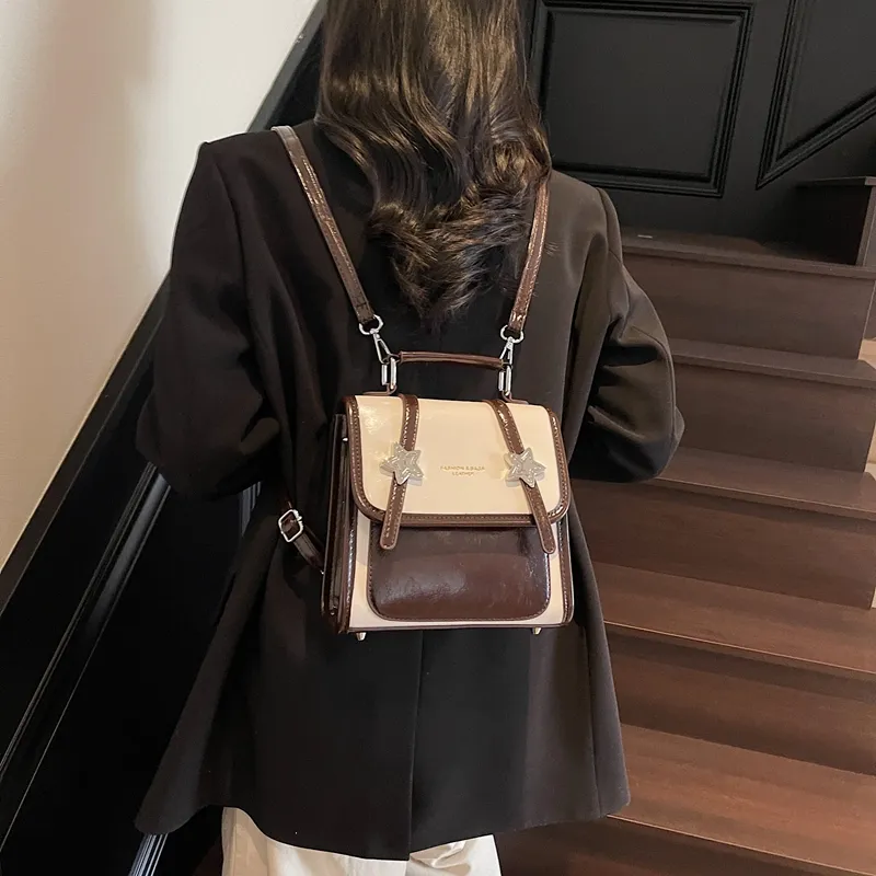 Yalu PU Backpack Women's Multicolor-4