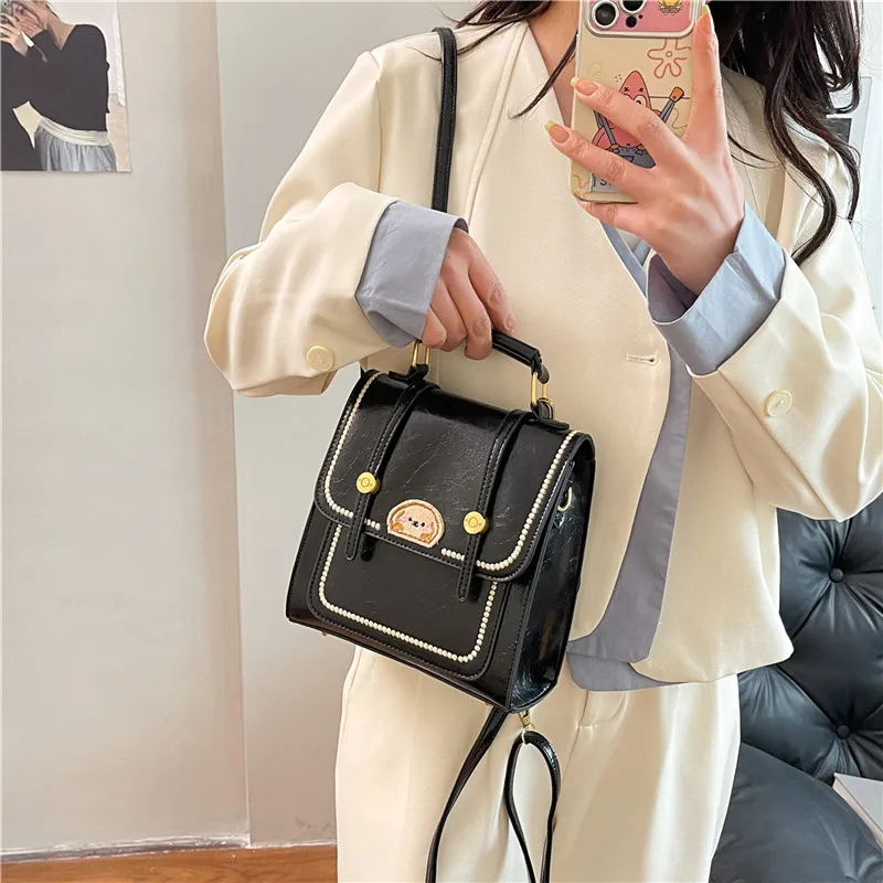 Yalu PU One Shoulder Crossbody Backpack Women's Multicolor-1