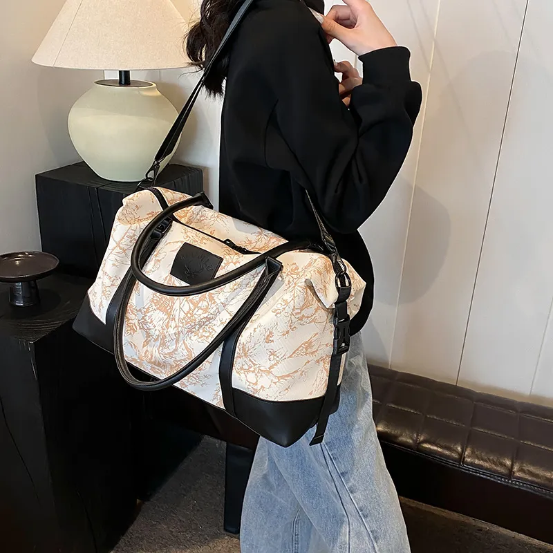 Yalu PU One Shoulder Handbag, Travel Bag Unisex Multicolor-14