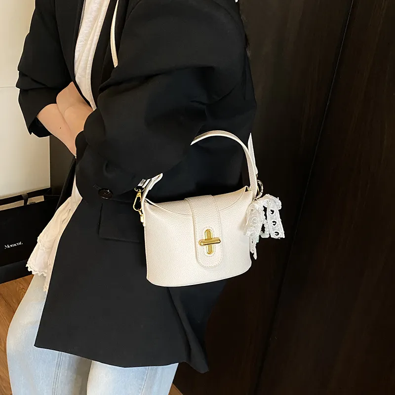 Yalu PU Crossbody One Shoulder Handbag Regular Women's Multicolor-9